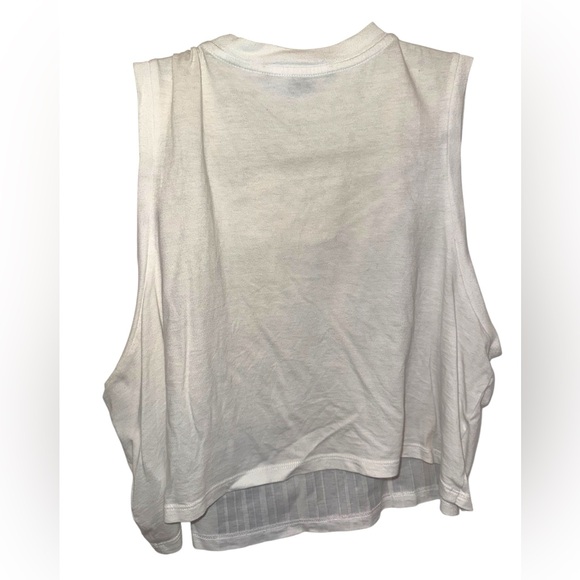 Alexander Wang White Muscle Tee with Black Graphic Logo - Picture 7 of 11